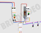 Schema de cablage knx schneider